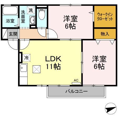 松江市黒田町のアパート