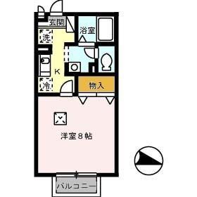 松江市西川津町のアパート