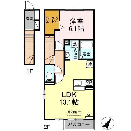 松江市浜佐田町のアパート