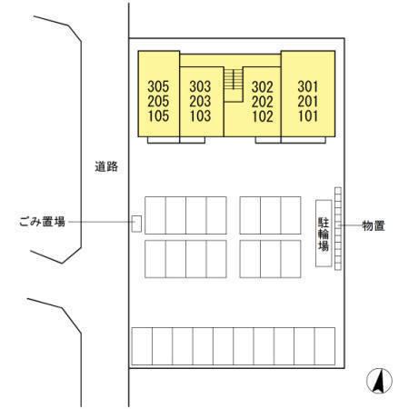 松江市学園南２丁目のアパート