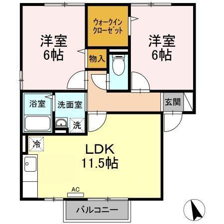 松江市東出雲町錦新町１丁目のアパート