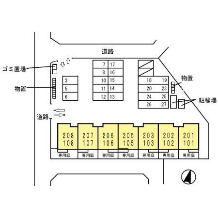 松江市法吉町のアパート