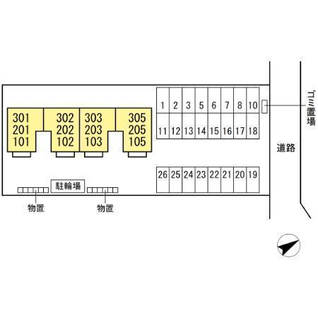 松江市東津田町のアパート