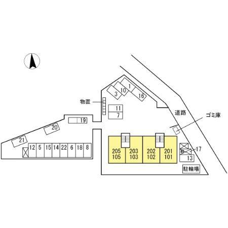 松江市東津田町のアパート