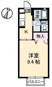 松江市東奥谷町のアパート