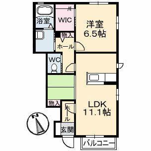 松江市東津田町のアパート