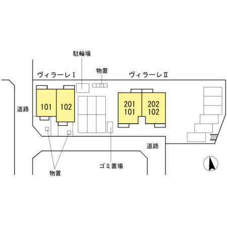松江市乃木福富町のアパート
