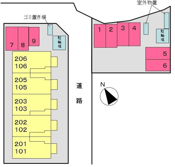 松江市西津田６丁目のアパート
