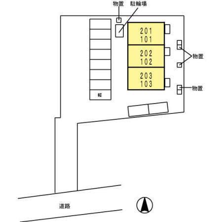 松江市山代町のアパート