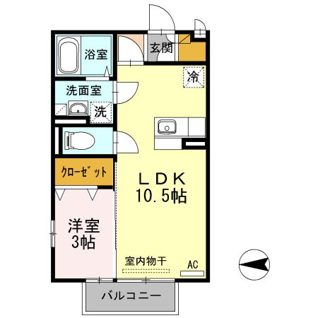 松江市黒田町のアパート