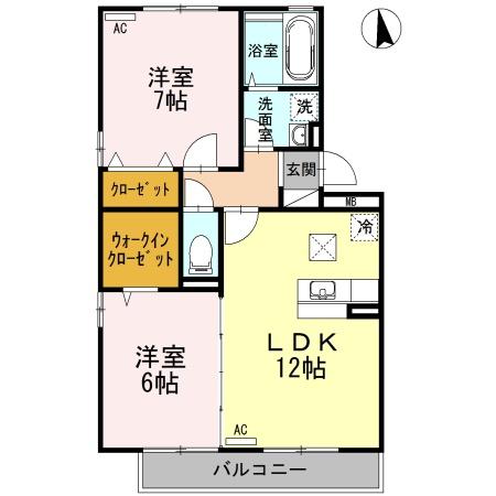松江市西川津町のアパート