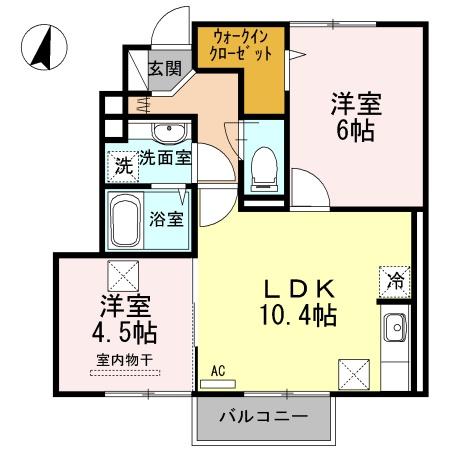 松江市古志原７丁目のアパート