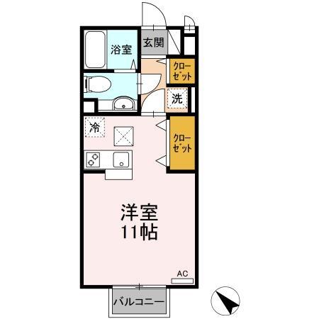 松江市西川津町のアパート