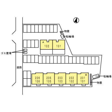 松江市古志原７丁目のアパート