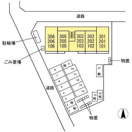 松江市西津田６丁目のアパート