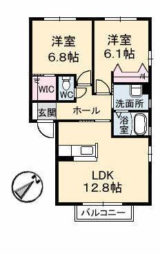 松江市古志原３丁目のアパート