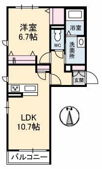 松江市西津田５丁目のアパート
