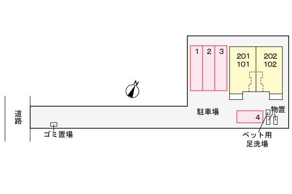 松江市下東川津町のアパート