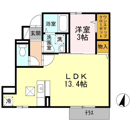 松江市法吉町のアパート