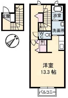 松江市浜乃木２丁目のアパート