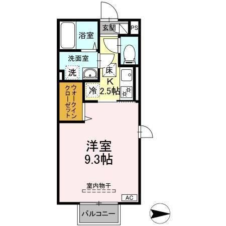 松江市学園１丁目のアパート