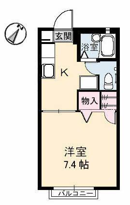 松江市西川津町のアパート