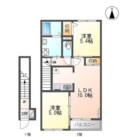 松江市玉湯町湯町のアパート