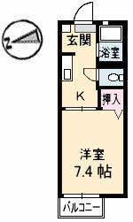 松江市西川津町のアパート
