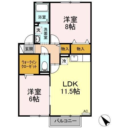 松江市東出雲町錦新町３丁目のアパート