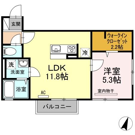 松江市菅田町のアパート