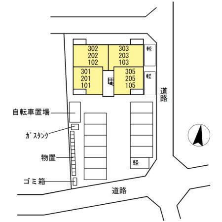 松江市西津田３丁目のアパート