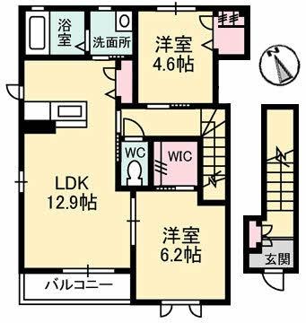 松江市山代町のアパート