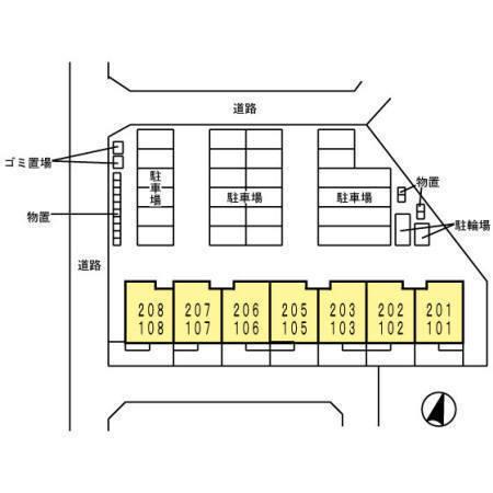 松江市法吉町のアパート