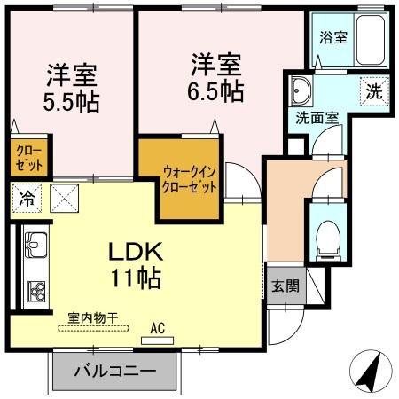 松江市黒田町のアパート