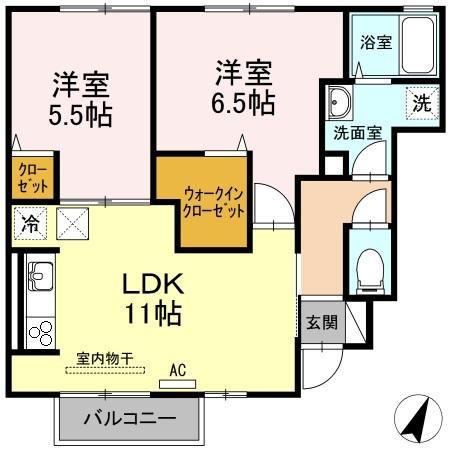松江市黒田町のアパート