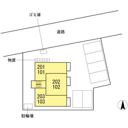 安来市安来町のアパート