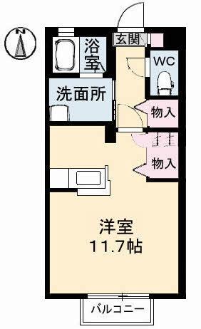 松江市学園１丁目のアパート