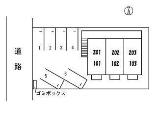 松江市学園１丁目のアパート