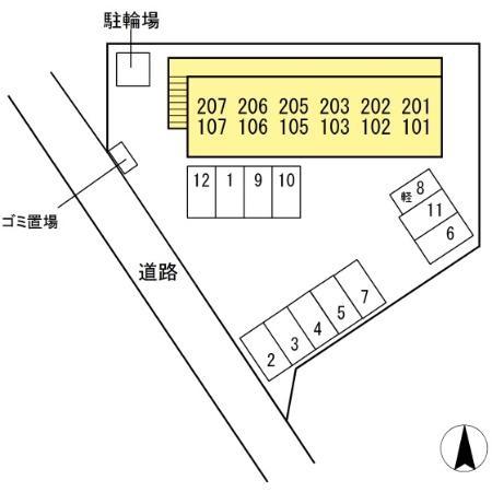 松江市西川津町のアパート