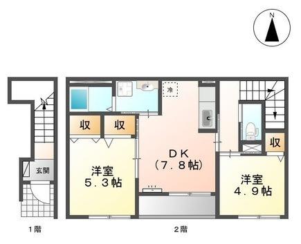 松江市玉湯町湯町のアパート