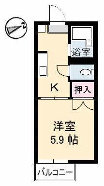 松江市東奥谷町のアパート