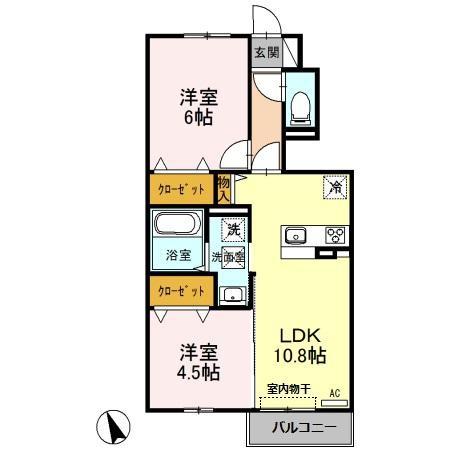 松江市古志原４丁目のアパート