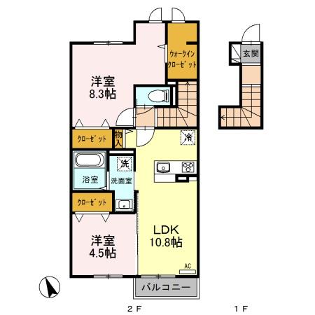松江市古志原４丁目のアパート