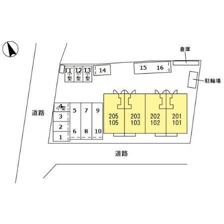 松江市古志原４丁目のアパート