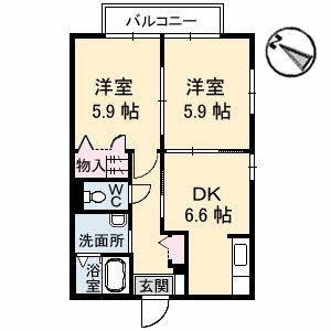 松江市馬潟町のアパート