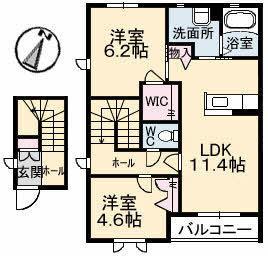 松江市比津町のアパート