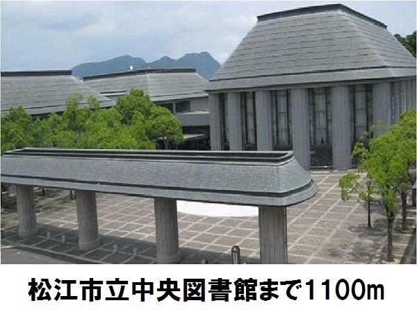 松江市西津田5丁目のアパート(松江市立図書館)
