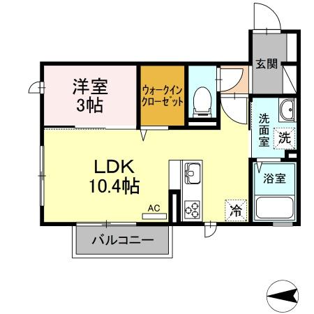 松江市東津田町のアパート
