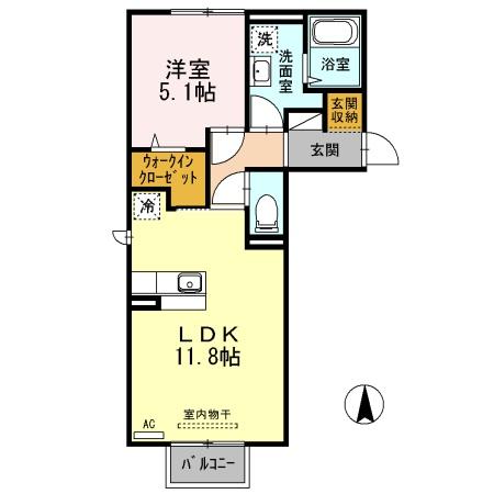 松江市東津田町のアパート
