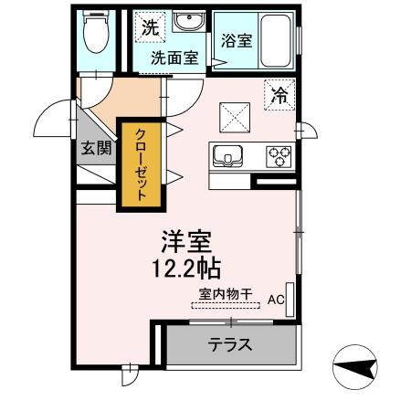 松江市南田町のアパート